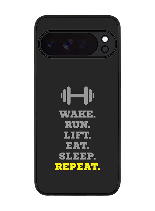 For Google Pixel 10 Pro Case,Slim fit Camera Protection, Shockproof Thin Phone cover  - Routine (Grey)